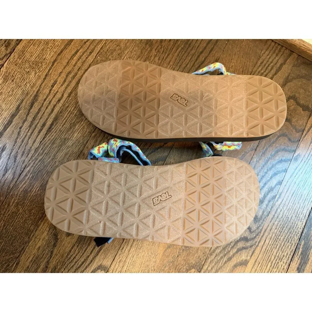 Teva 'original Universal' Sandal Wiggle Cendre Blue Men's Sz 9 Womens Sz 11 NEW